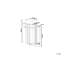 Prestwich Black 33cm H Frosted Glass Outdoor Armed Sconce