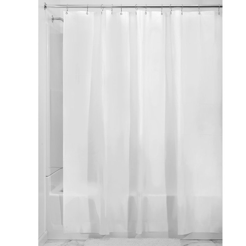 Rideau de douche simple de couleur unie EVA