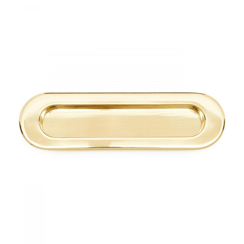 CF Series Recessed Pull, Polished Brass