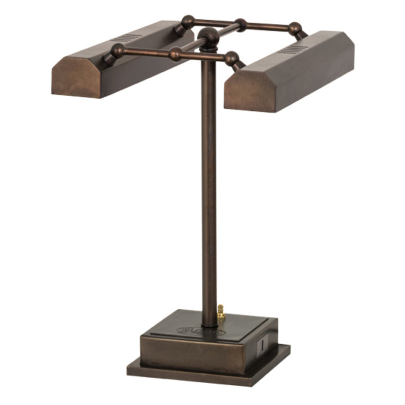 16" High Utica Library Banker's Lamp