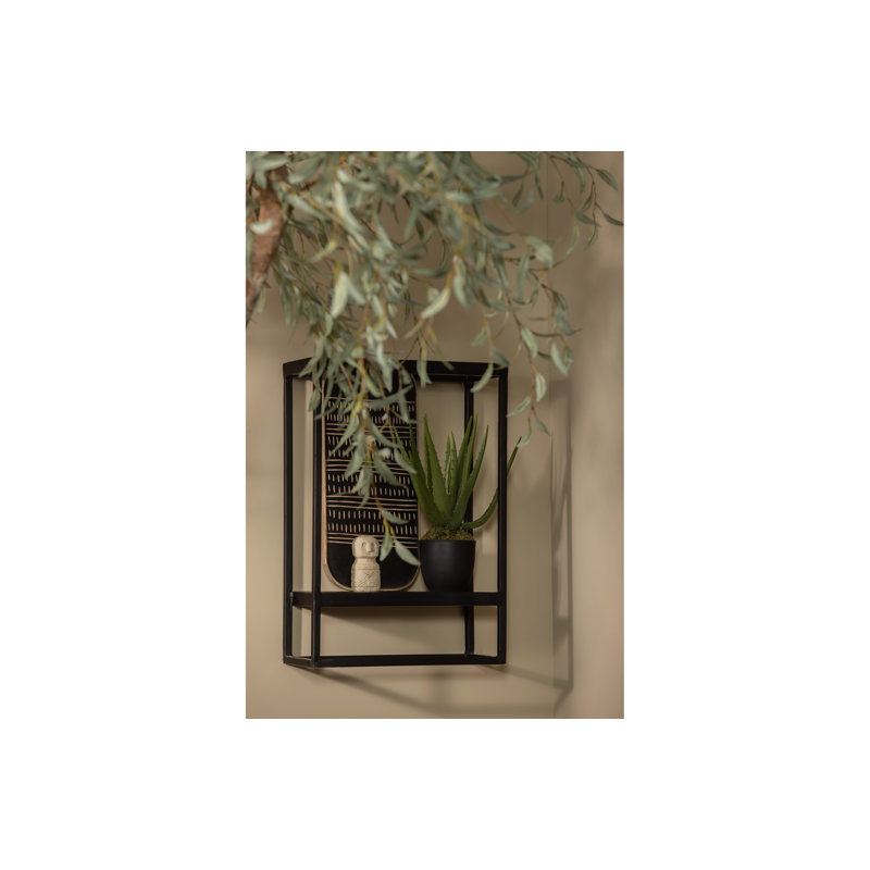 Febe 40cm W Metal Wall Shelf