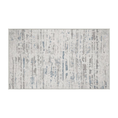 Machine Washable Beige Area Rug