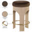 Tabouret de comptoir rembourré en velours Bocceli-1008462352-1008462365