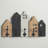 Cayden Wall Mounted Coat Rack in Black/Brown