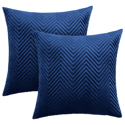 Aspire Homeware Embossed Square Velvet Cushion Cover
