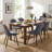 Chardee Upholstered Dining Chairs Faux Leather Waterproof Side Chair With Metal Frame-677716637