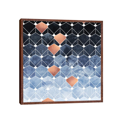 Copper Diamonds by Elisabeth Fredriksson - 1 Piece Wall Art on Canvas