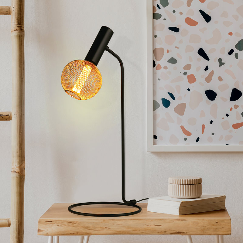 Anajah Metal Table Lamp, Gold