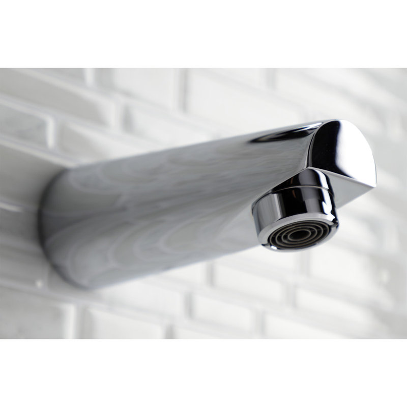 Robinet de baignoire et de douche à contrôle de température avec valve, garniture et inverseur bruts, Chrome poli
