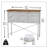 Kiowa 37.5'' Unfinished Solid Wood Top Console Table