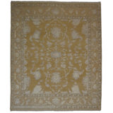 Hand Woven Cotton and Wool Oriental Area Rug