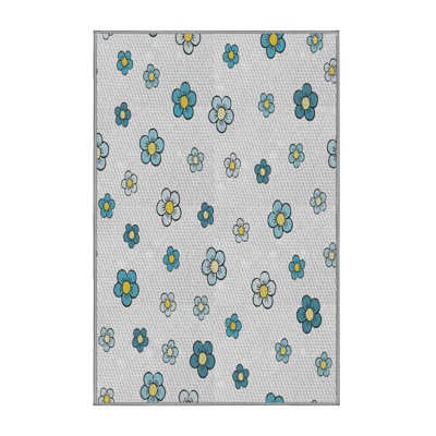Tapis bleu Reon