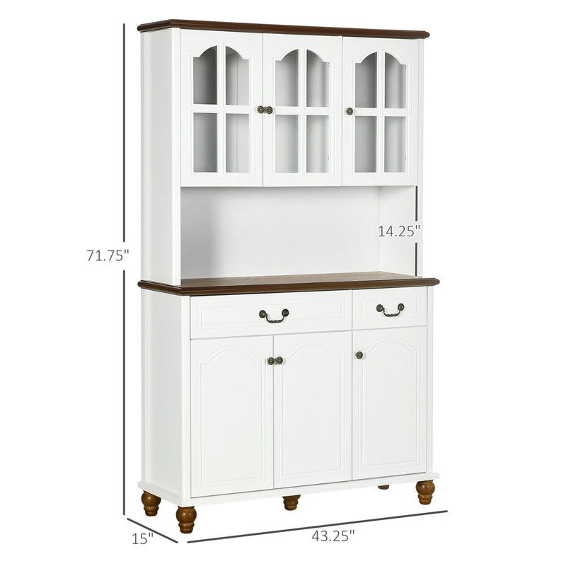 Armoire de garde-manger à 2 tiroirs Anwaar