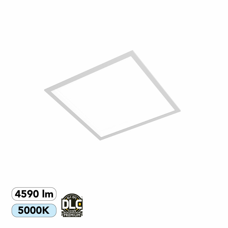 Troffer à intensité variable 2 pi x 2 pi Moosic, 4590 lumens, 5000 K