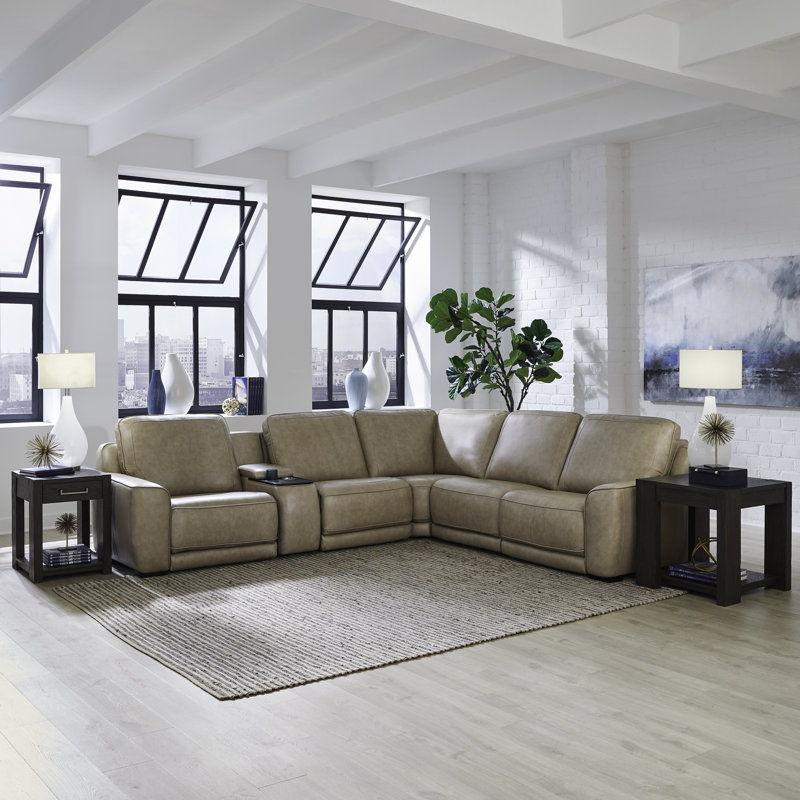 Canapé modulaire inclinable électrique 6 pièces Kersh