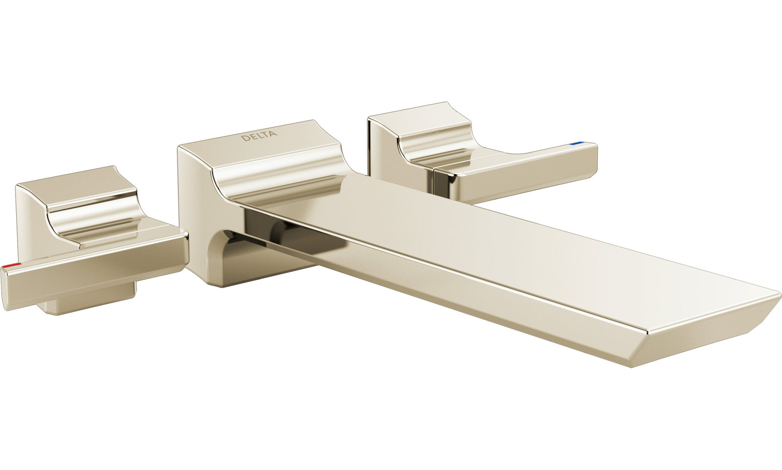 Pivotal® Wall-Mounted Tub Filler Trim, Polished Nickel