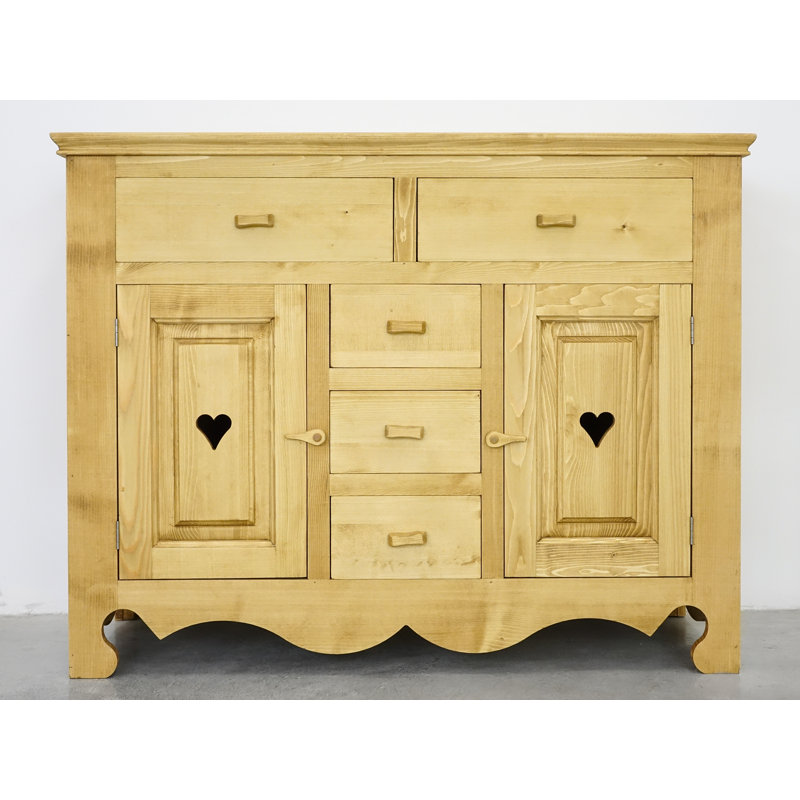 Lender 129cm Solid Wood Sideboard