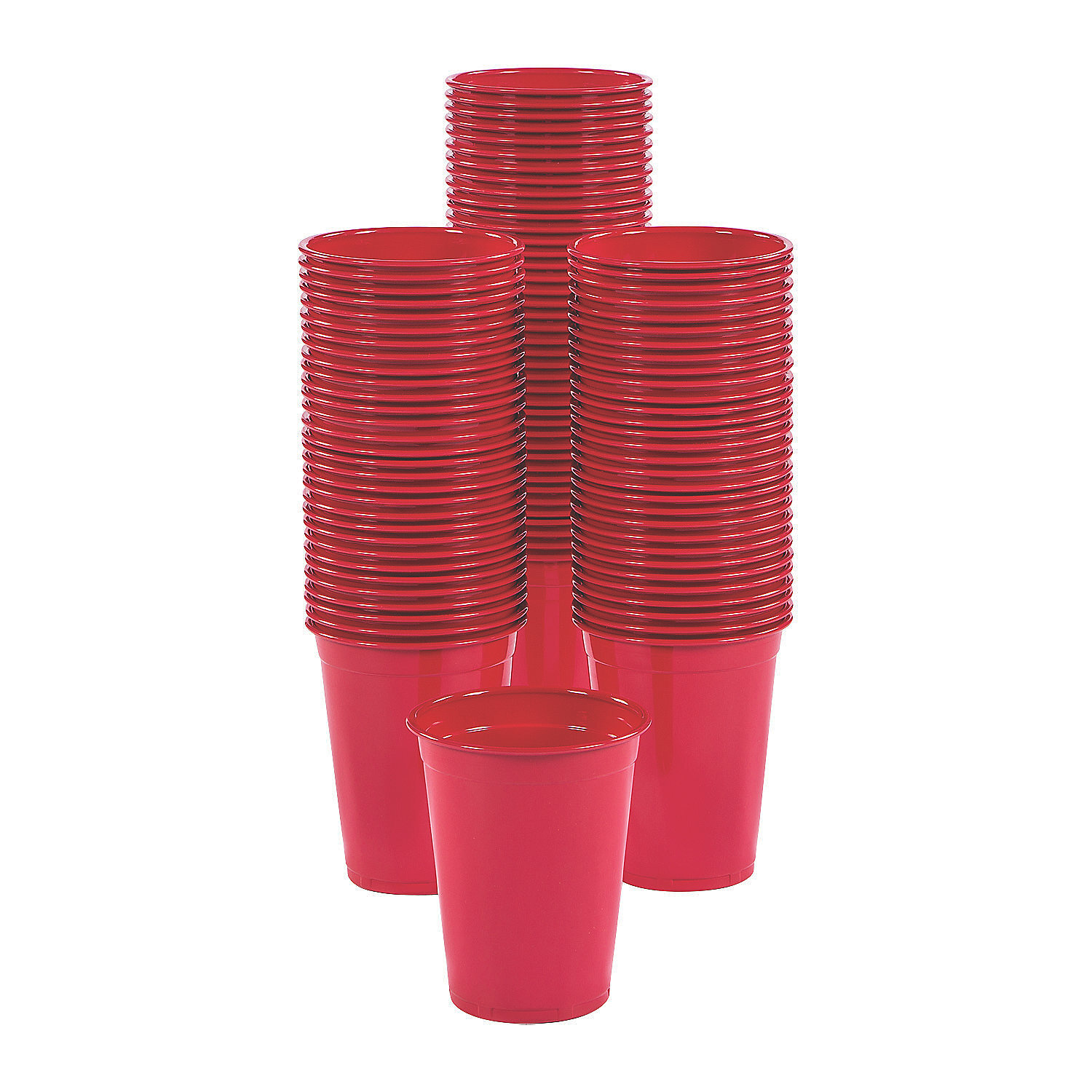 Bulk Red Plastic Cups, Party Supplies, Party, 100 Pieces