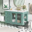 Meuble-lavabo flottant avec lavabo en céramique et 3 tiroirs