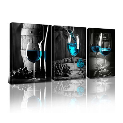3 Piece Wrapped Canvas Wall Art