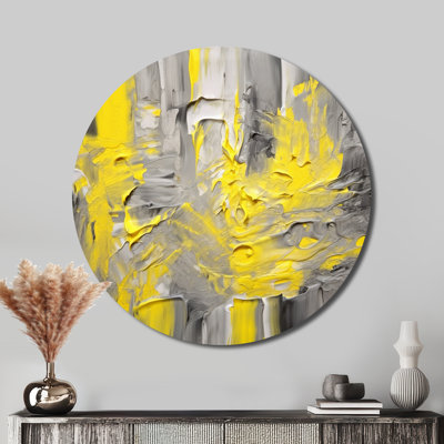 Chizuko - Abstract Round Metal Art