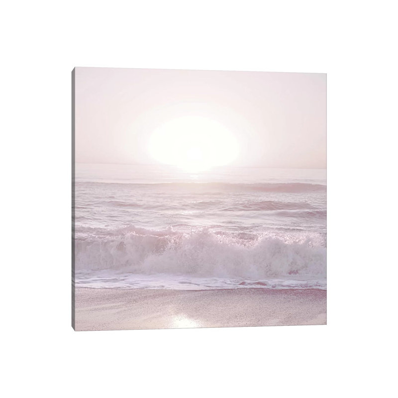 Sunset Halfmoon Bay Square 1 Piece Wrapped Canvas Painting, 30.48 cm H x 30.48 cm W