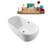 65'' x 28.3'' Soaking Acrylic Bathtub-95288303