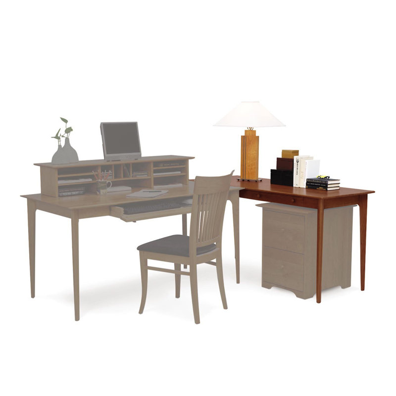 Sarah - Retour avec plateau pour clavier, Cerise cognac