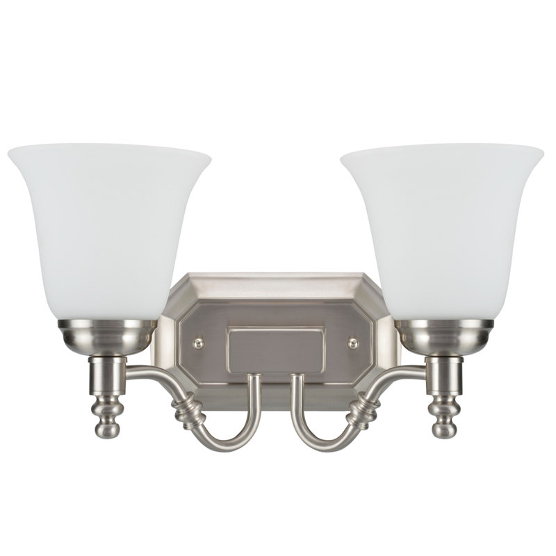 Hainesville 2 - Light Vanity Light, Satin Nickel