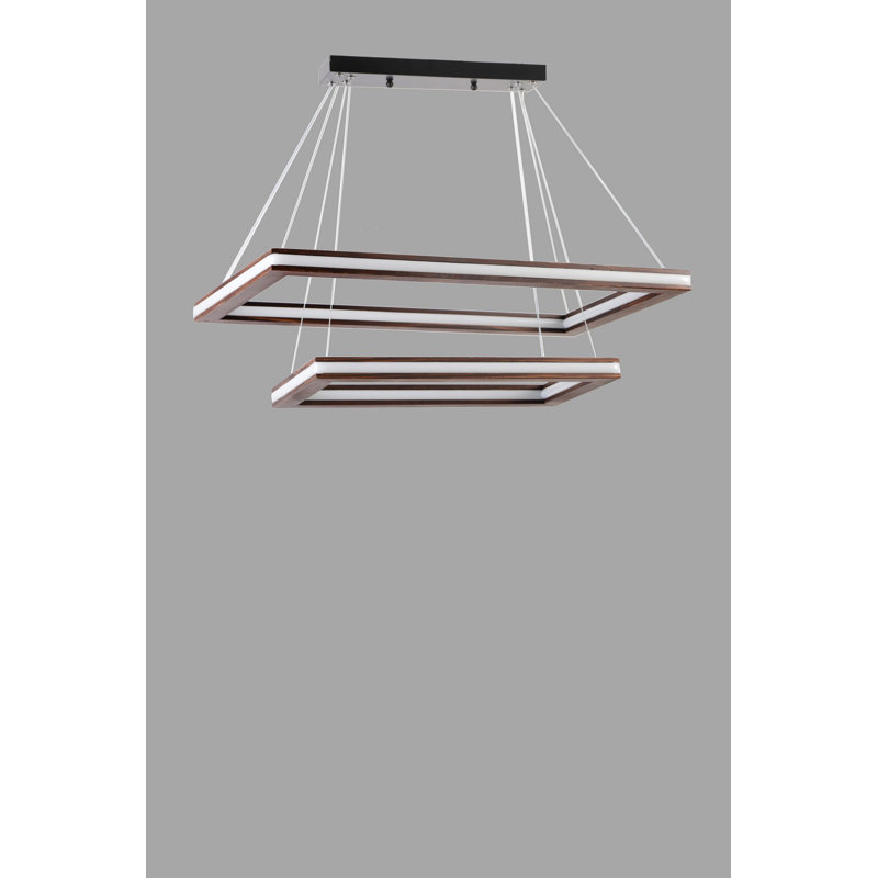 Chandle Chandelier, Walnut