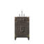 Ensemble de meuble-lavabo simple avec plateau en acrylique et robinet