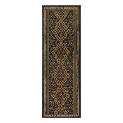 One-of-a-Kind 3'4" X 9'11" Hand Knotted Area Rug