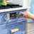 Cheerful Chef Blue Wooden Play Kitchen with 5 Accessories
