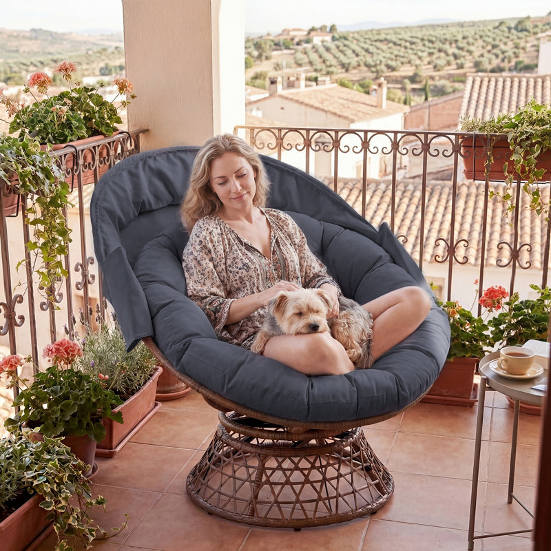 Outdoor Lounge Chair, Grey