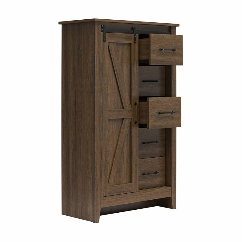 Coffre pour homme Alton Farmhouse, Noyer