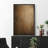 Warm Brown Abstract Gradient Art – Pictures Framed Canvas Print Wall Art-1537941810-1537941814