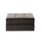 Bonded Leather 31 Sq - Brown, Comfortable Footrest In Brown Soft Upholstery