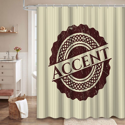 Rideau de douche Grunge Stamp