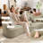 Boneless 65" Chenille Curved Sofa-91492611