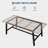 Rectangular Dining Table for 6-8, Modern Industrial Sturdy Table, Heat-Resistant-976274484
