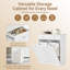 Trash Bin Cabinet MDF Kitchen Trash Can