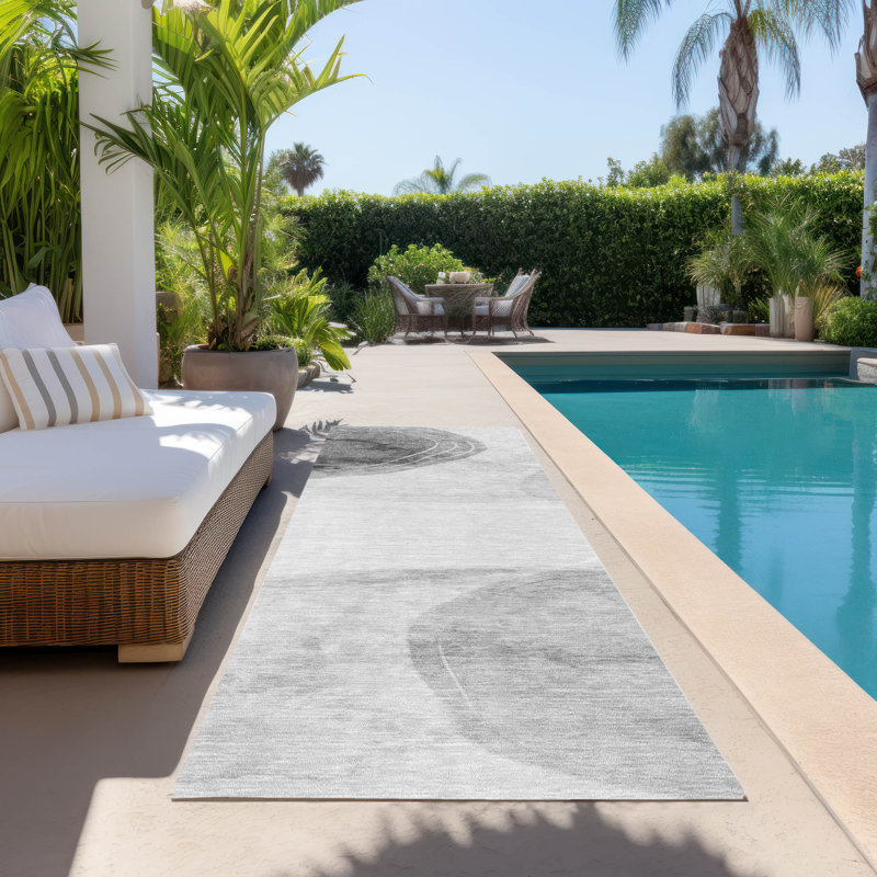 Tapis intérieur / extérieur Jabdiel, Tapis de couloir 2 pi 3 po x 7 pi 6 po