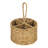 Round Seagrass Multi-Section Caddy