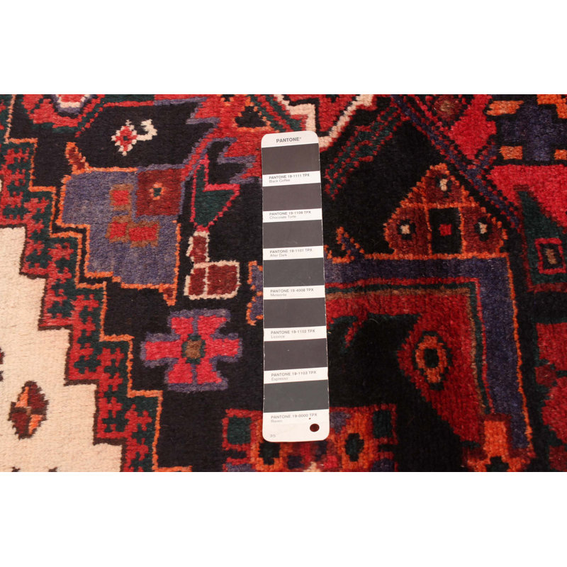 Tapis noir Konya Anatolian 3 pi 5 po x 6 pi 11 po