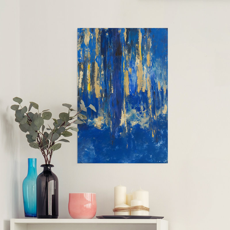 ABSTRACT Series XXI - Impression sur toile seulement - NON-CADRE, H 27 po x l 18 po