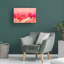 Adaia, vague rose sur toile-792917487