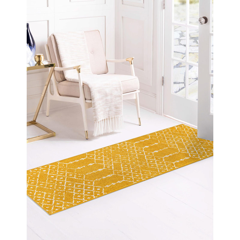 Lazaro Geometric Indoor Rug, Runner 2' x 8'