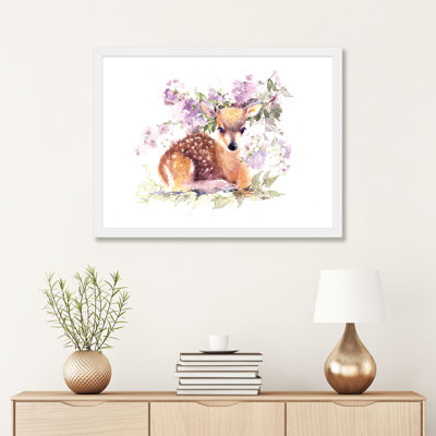 Fauve en fleurs par Marina Ignatova - reproduction