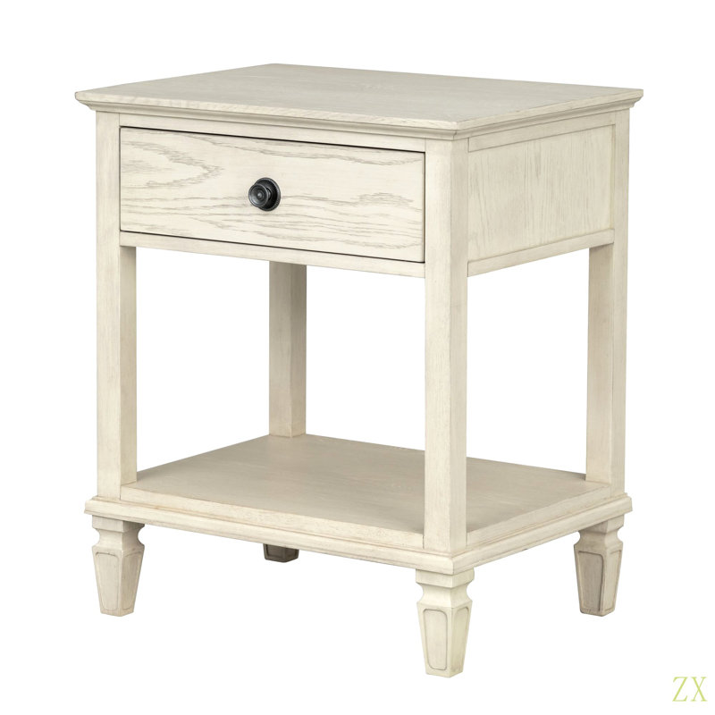 Table de chevet Victoria, Crème