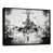 Toile avec cadre flottant noir
